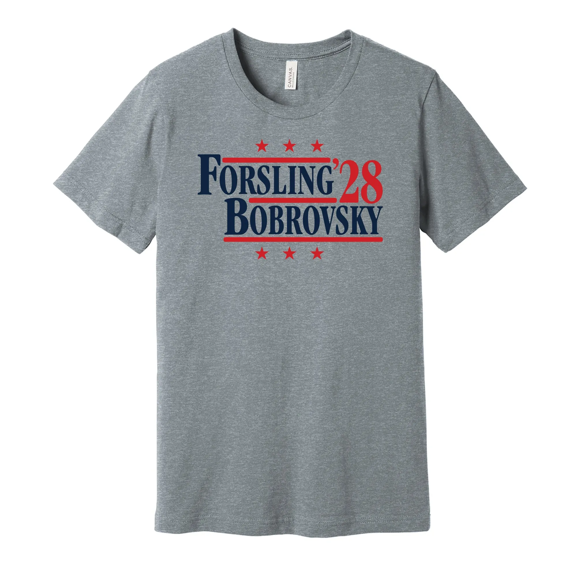 Forsling & Bobrovsky '28 - Florida Political Campaign Parody T-Shirt - Hyper Than Hype Shirts