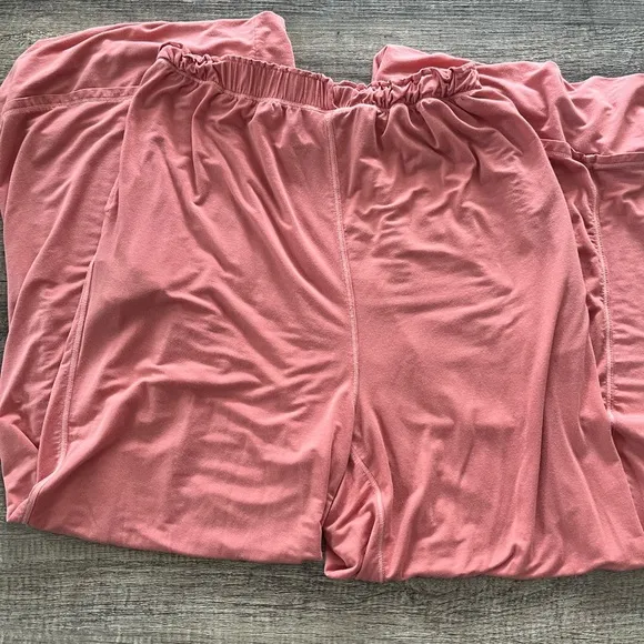 Free People Intimately Free Two Piece Pajama Set in Lipgloss - Size Small