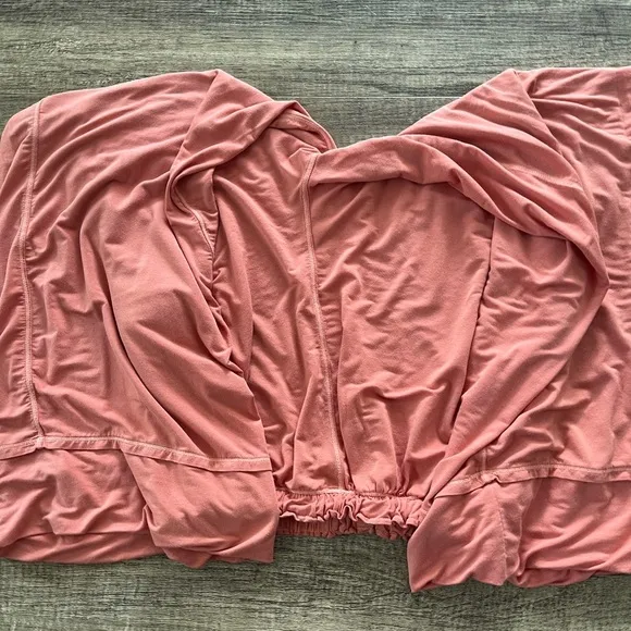 Free People Intimately Free Two Piece Pajama Set in Lipgloss - Size Small