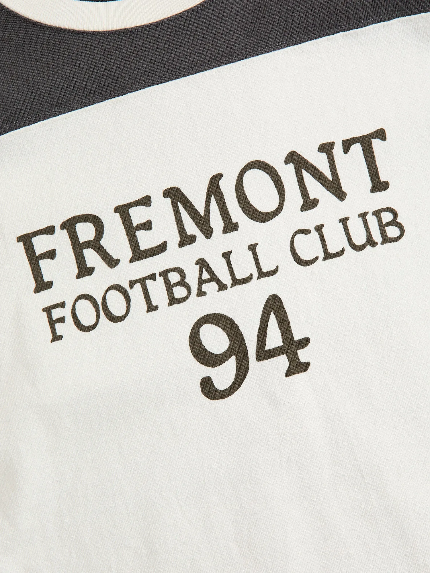 Fremont Football Tee in Off White