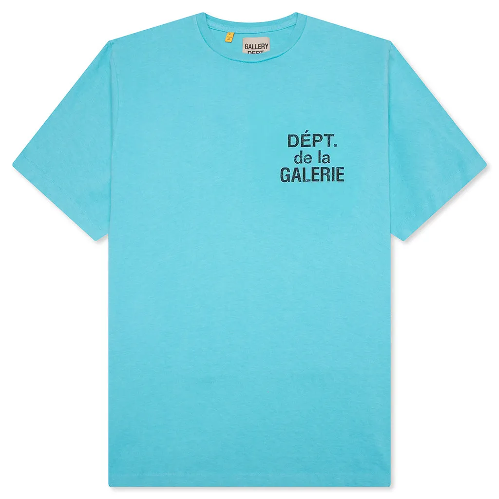 French S/S Tee - Light Teal