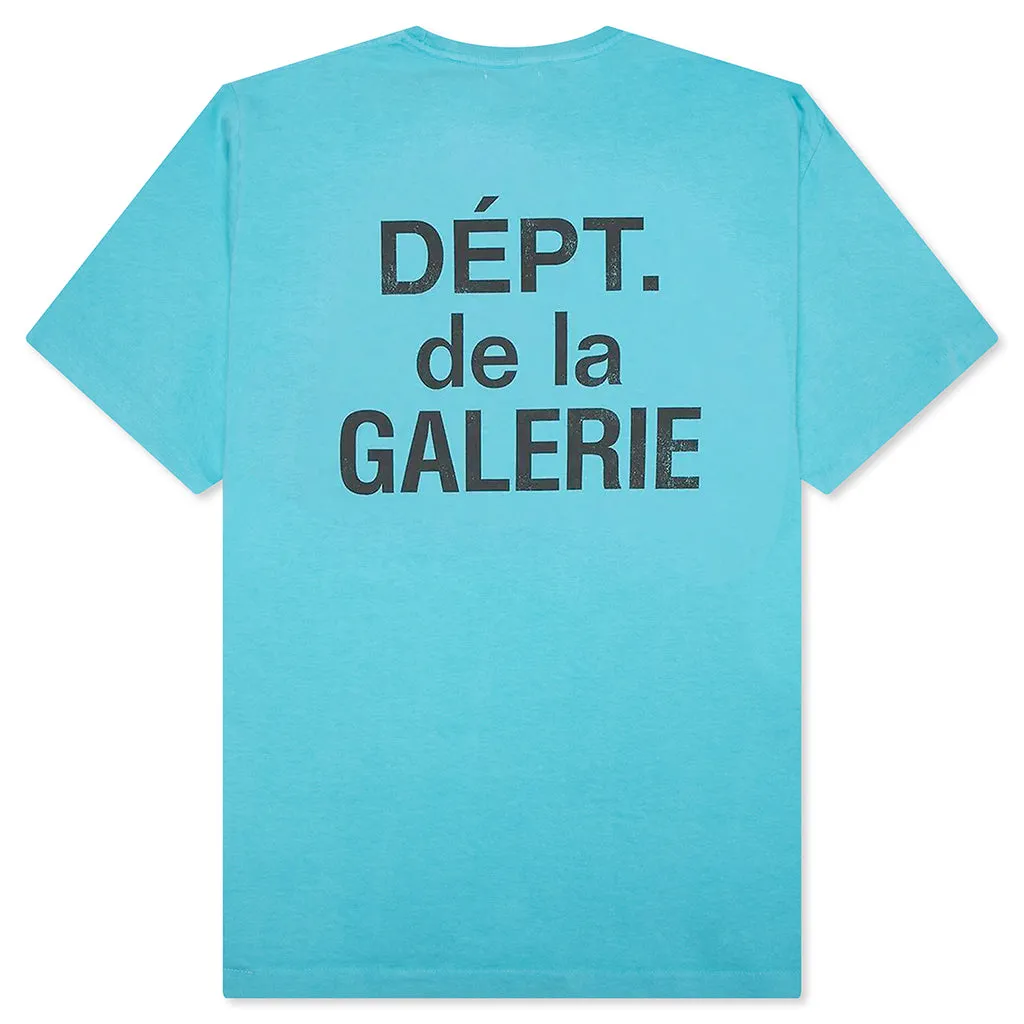 French S/S Tee - Light Teal