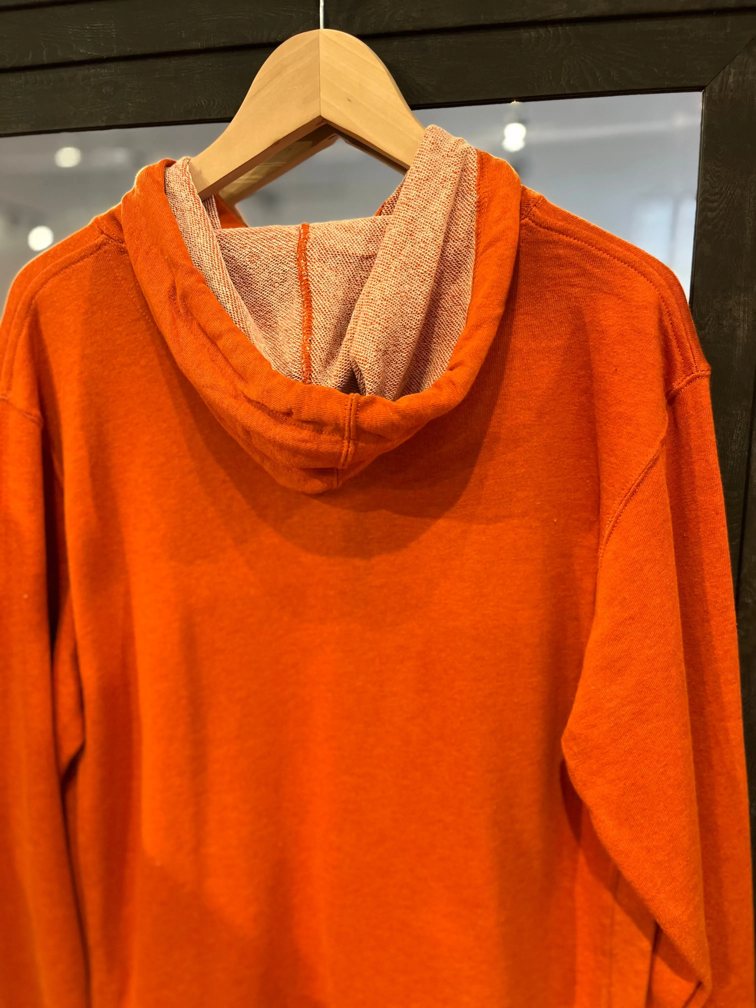 French Terry  Hoodie - Burnt Orange