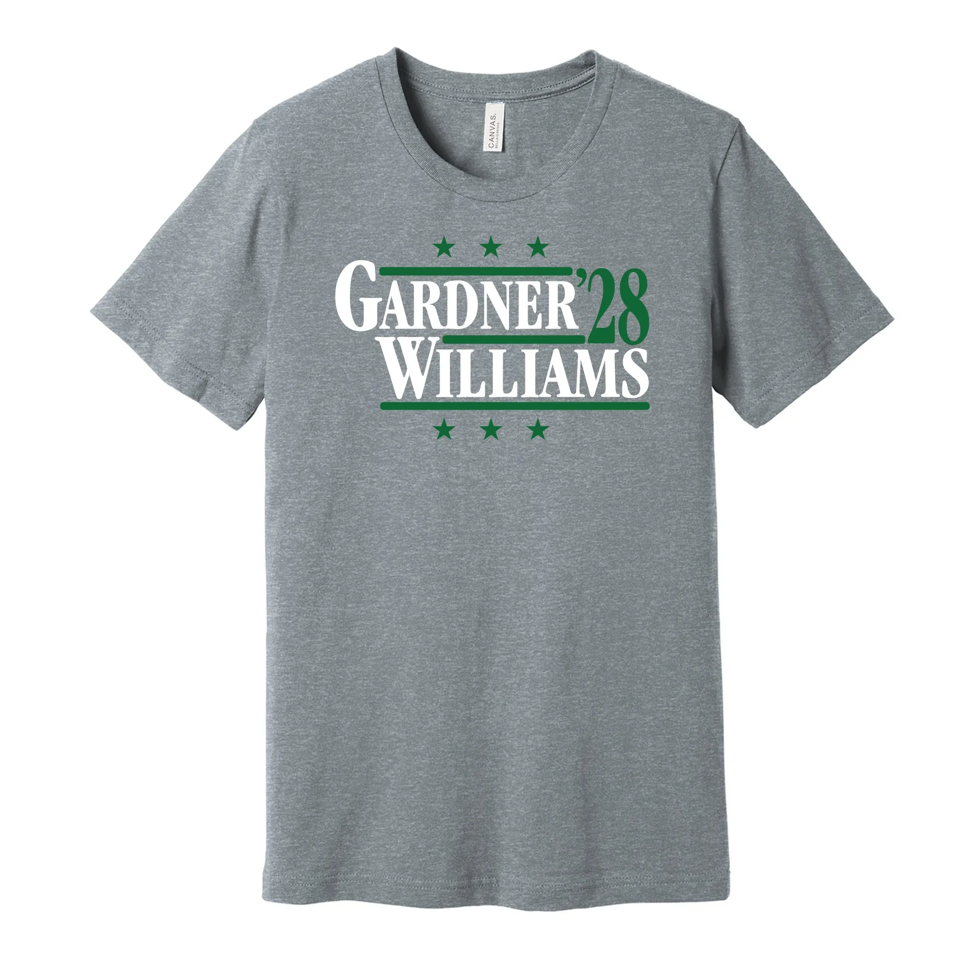 Gardner & Williams '28 - New York Football Legends Political Campaign Parody T-Shirt - Hyper Than Hype Shirts