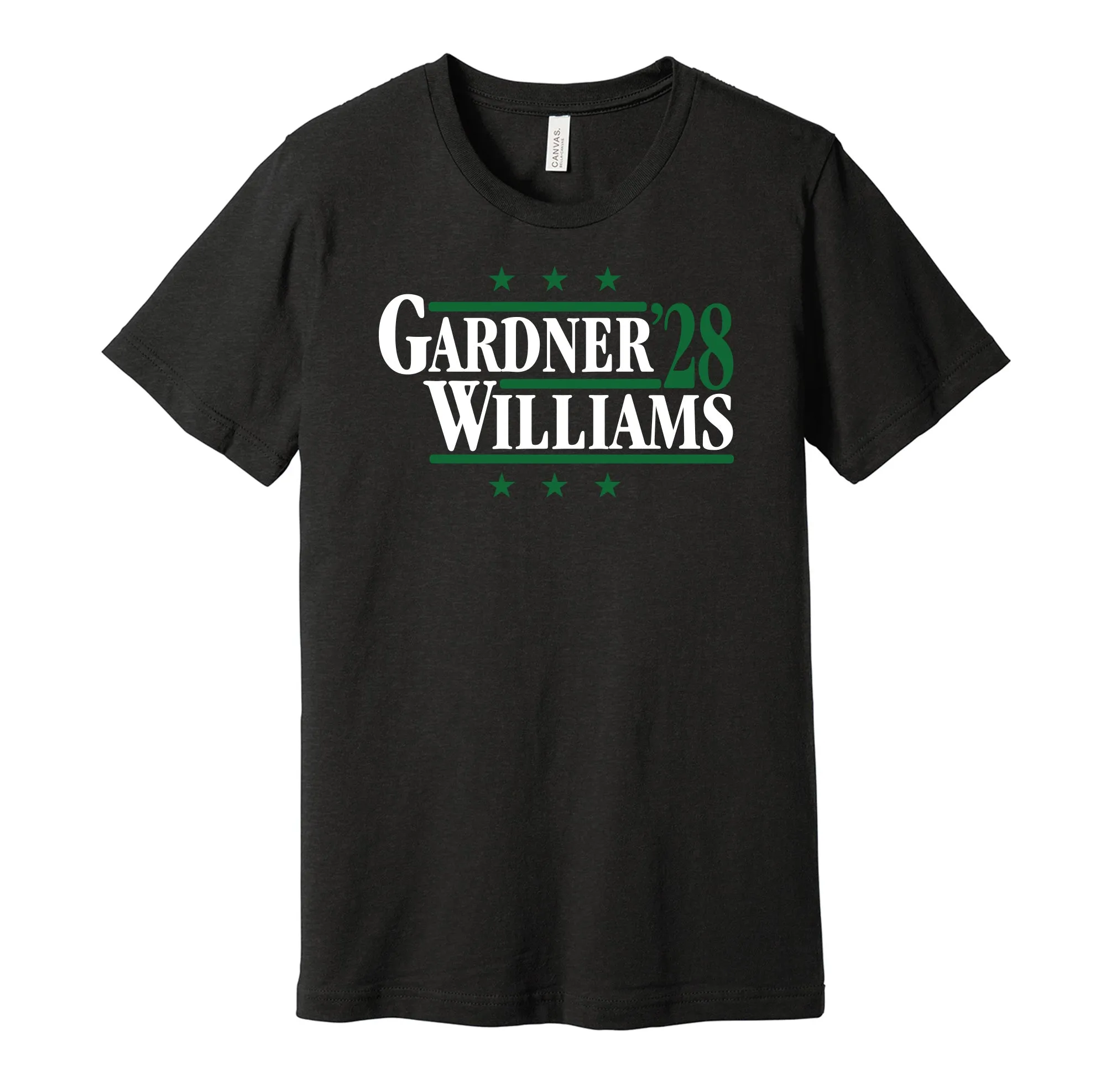 Gardner & Williams '28 - New York Football Legends Political Campaign Parody T-Shirt - Hyper Than Hype Shirts