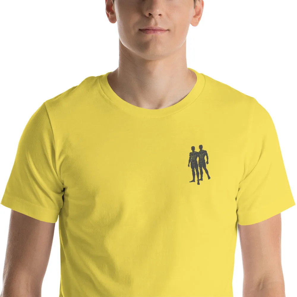 GEMINI T-SHIRT - Sign Logo Embroidery - Zodiac Shirt for Men