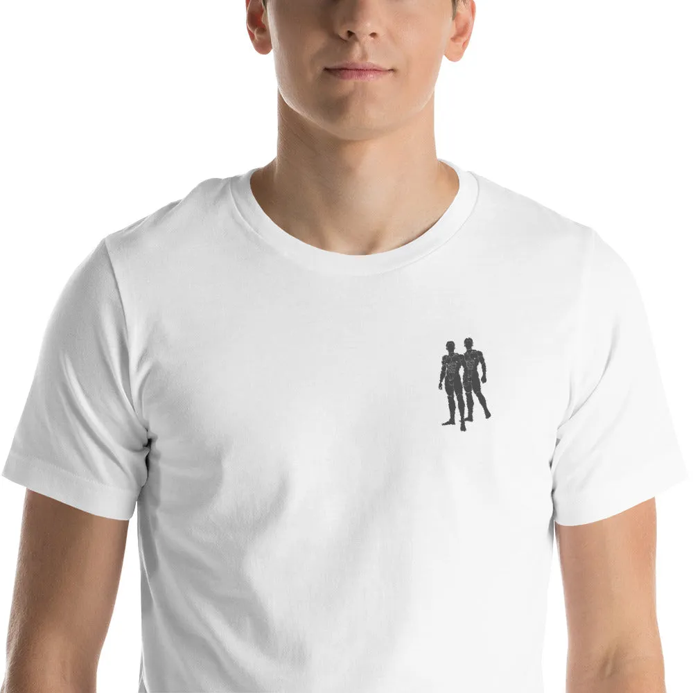 GEMINI T-SHIRT - Sign Logo Embroidery - Zodiac Shirt for Men