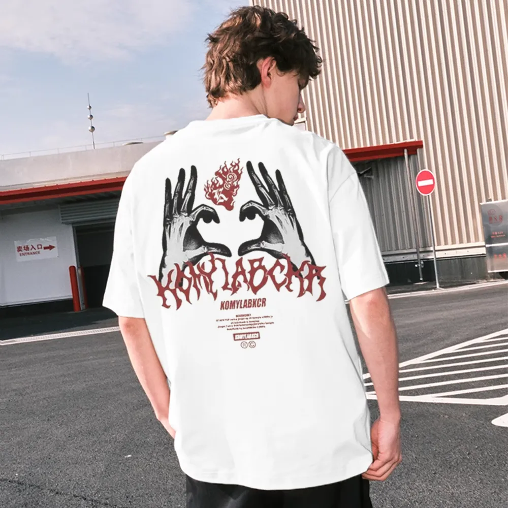 Gesture Letters Flame T-Shirt