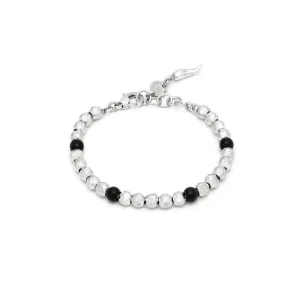 Giovanni Raspini Optical silver bracelet 925 onyx 11692