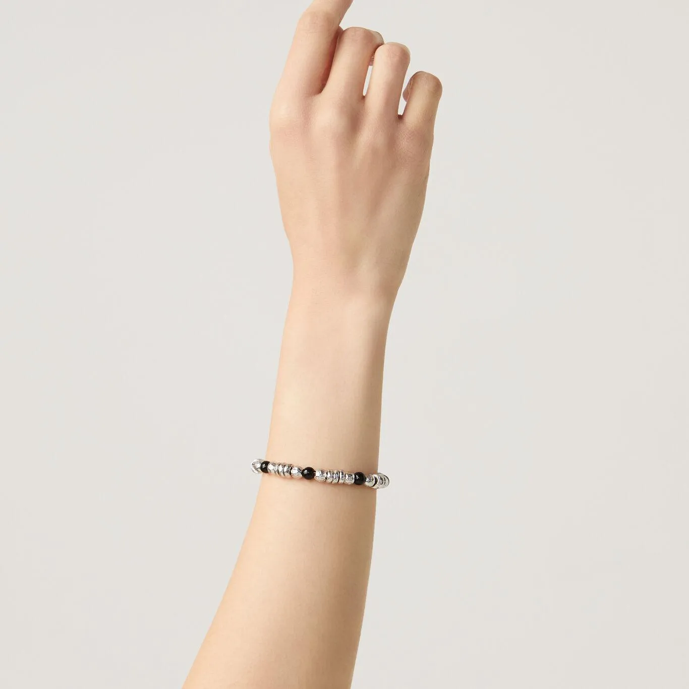 Giovanni Raspini Optical silver bracelet 925 onyx 11692