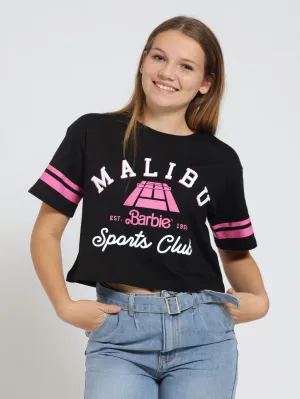 Girls Boxy Tee - Black