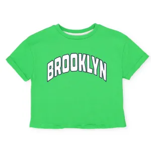 Girls Brooklyn Boxy Tee - Green