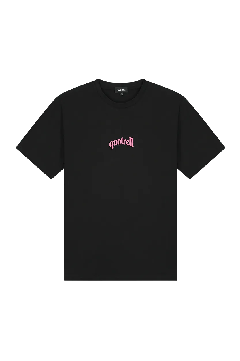 GLOBAL UNITY T-SHIRT | BLACK/NEON PINK