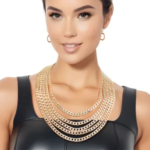 Gold Curb Necklace