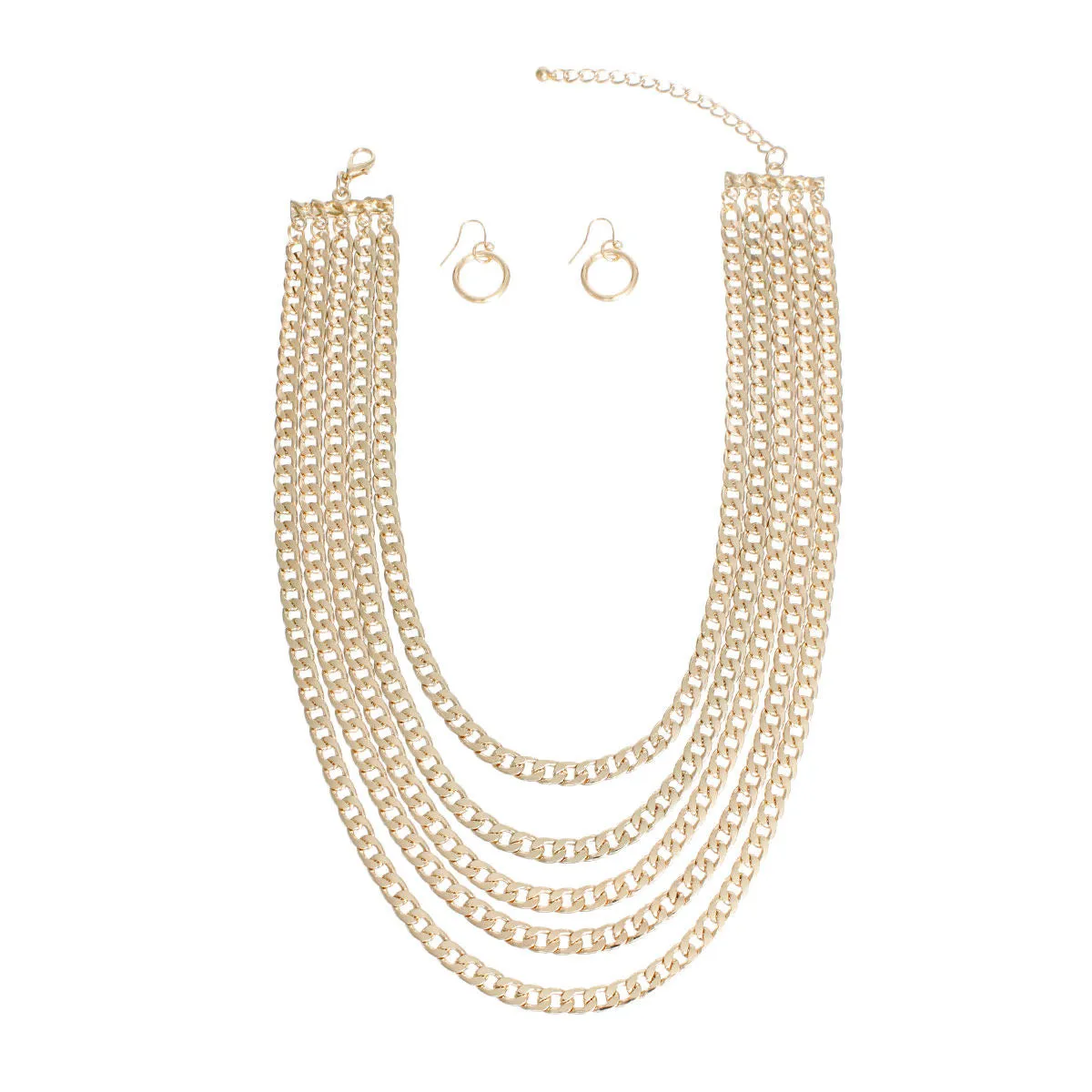 Gold Curb Necklace
