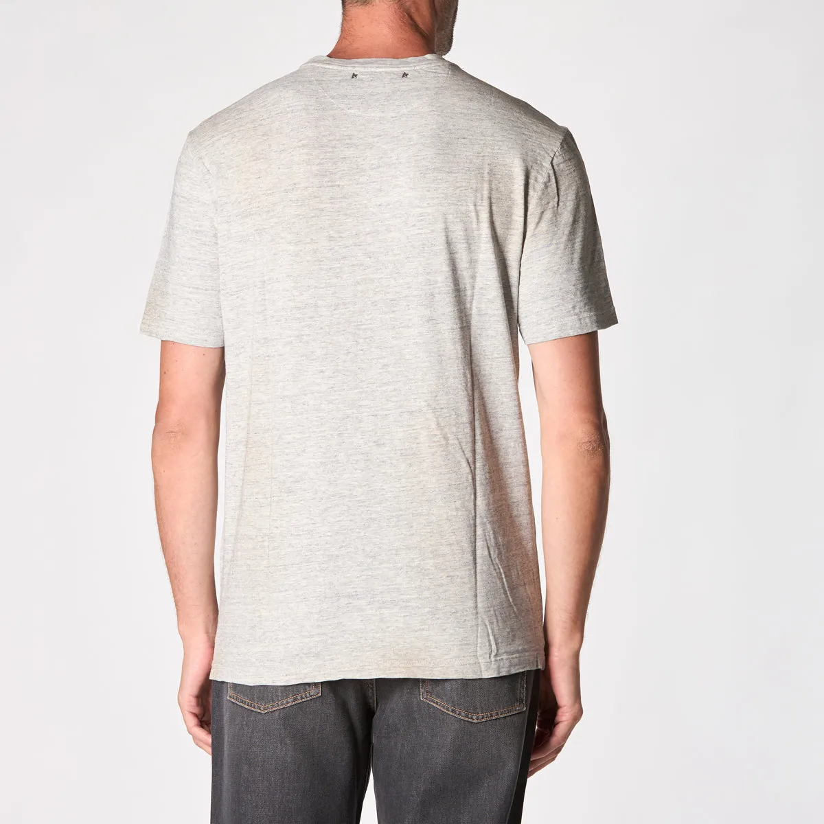 GOLDEN GOOSE T-SHIRT GMP01220.P001643 60276 GRIGIO CHIARO
