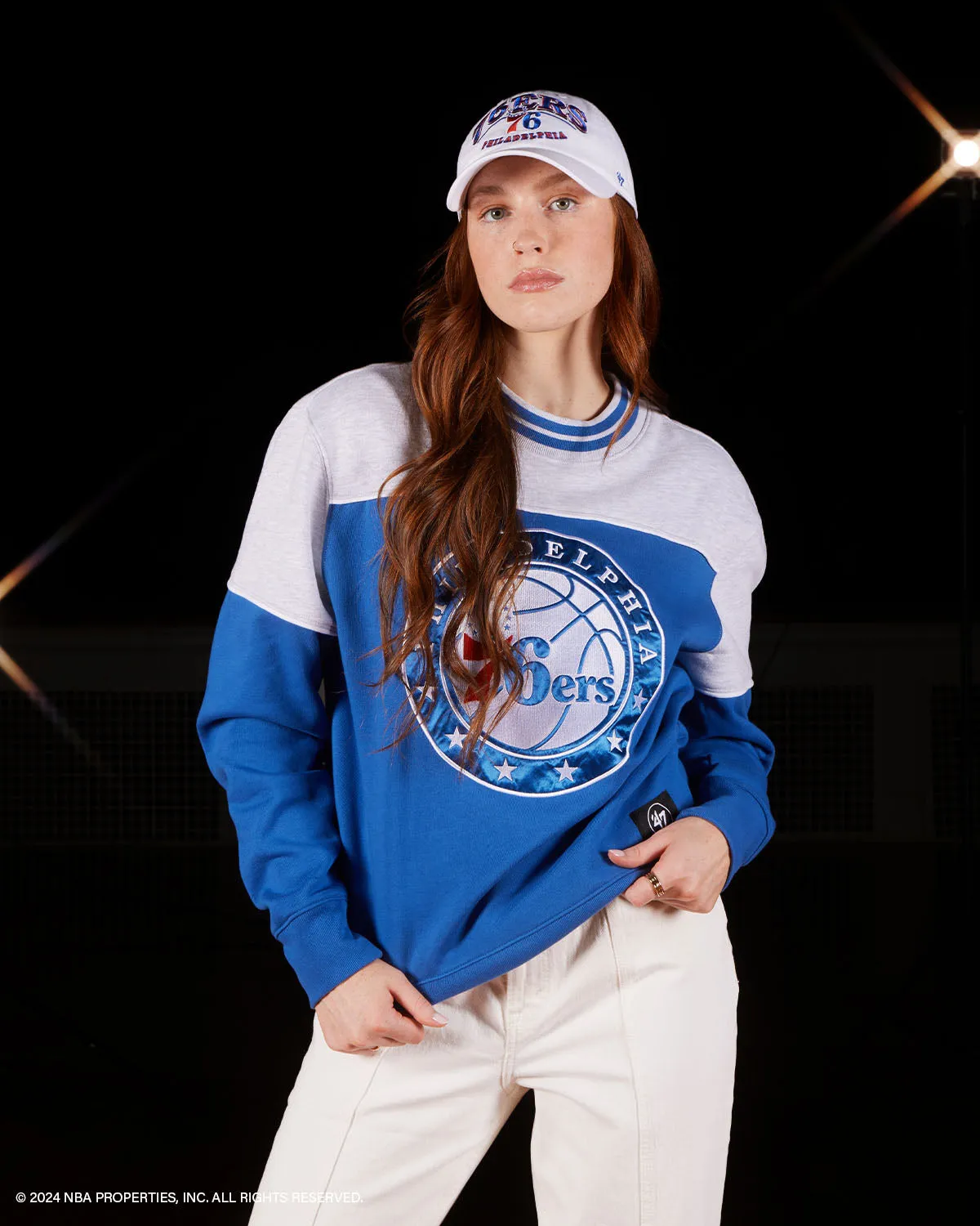 GOLDEN STATE WARRIORS SATIN LOCK '47 BRYSON CREW MEN
