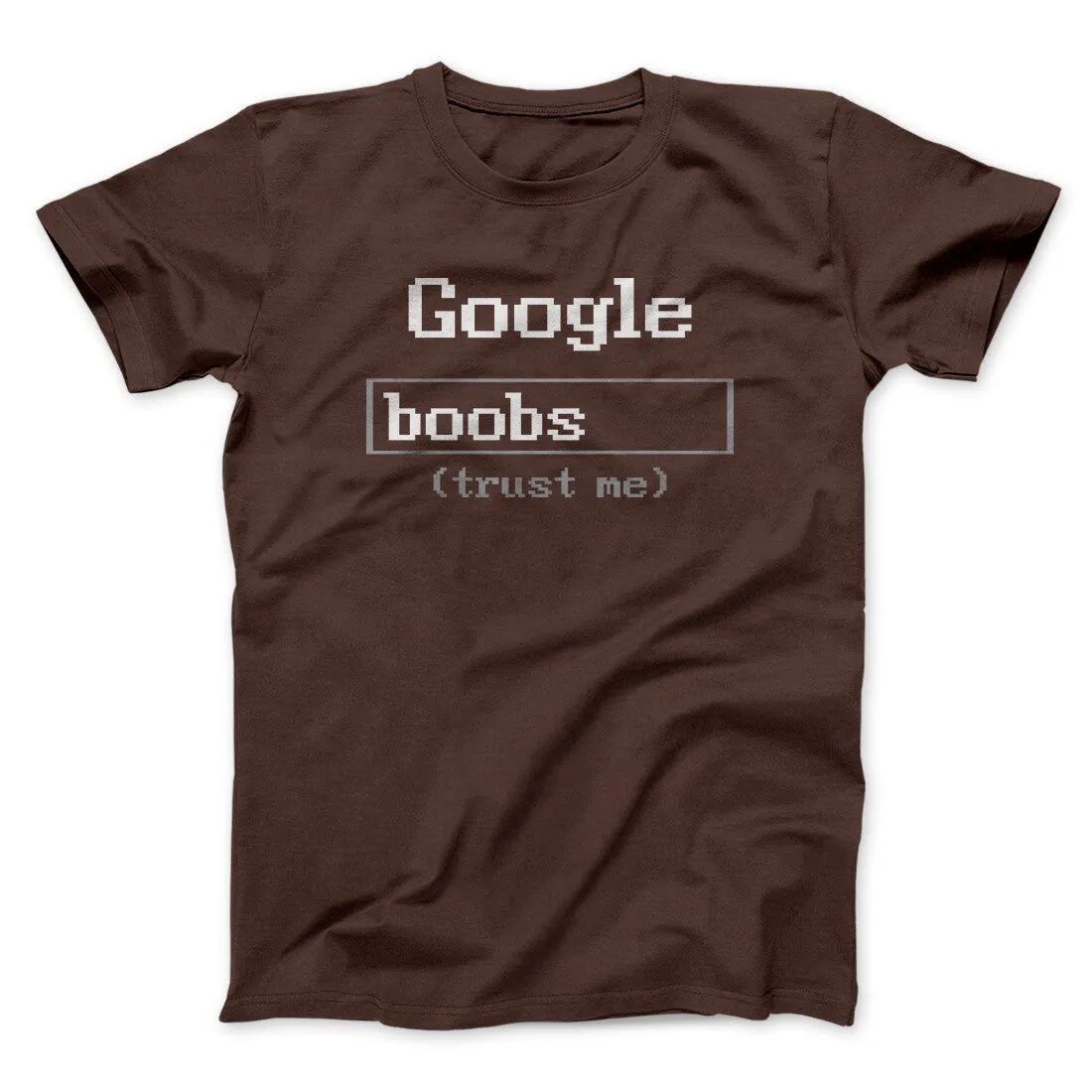 Google Boobs Trust Me Men/Unisex T-Shirt