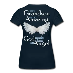 Grandson Amazing Angel Women’s Premium T-Shirt (CK3573)