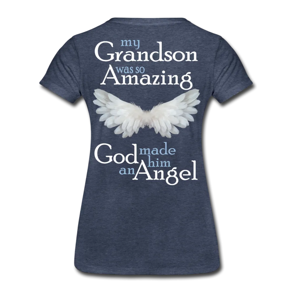 Grandson Amazing Angel Women’s Premium T-Shirt (CK3573)