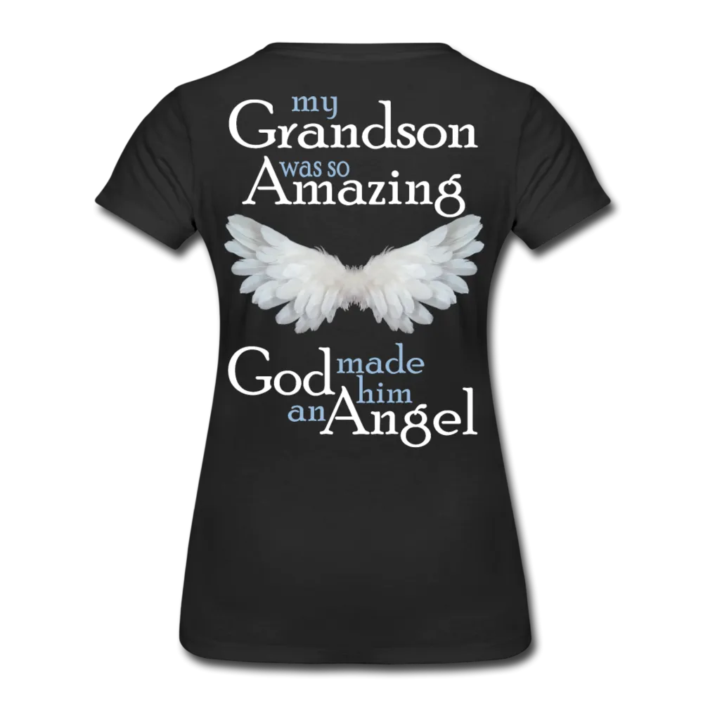 Grandson Amazing Angel Women’s Premium T-Shirt (CK3573)
