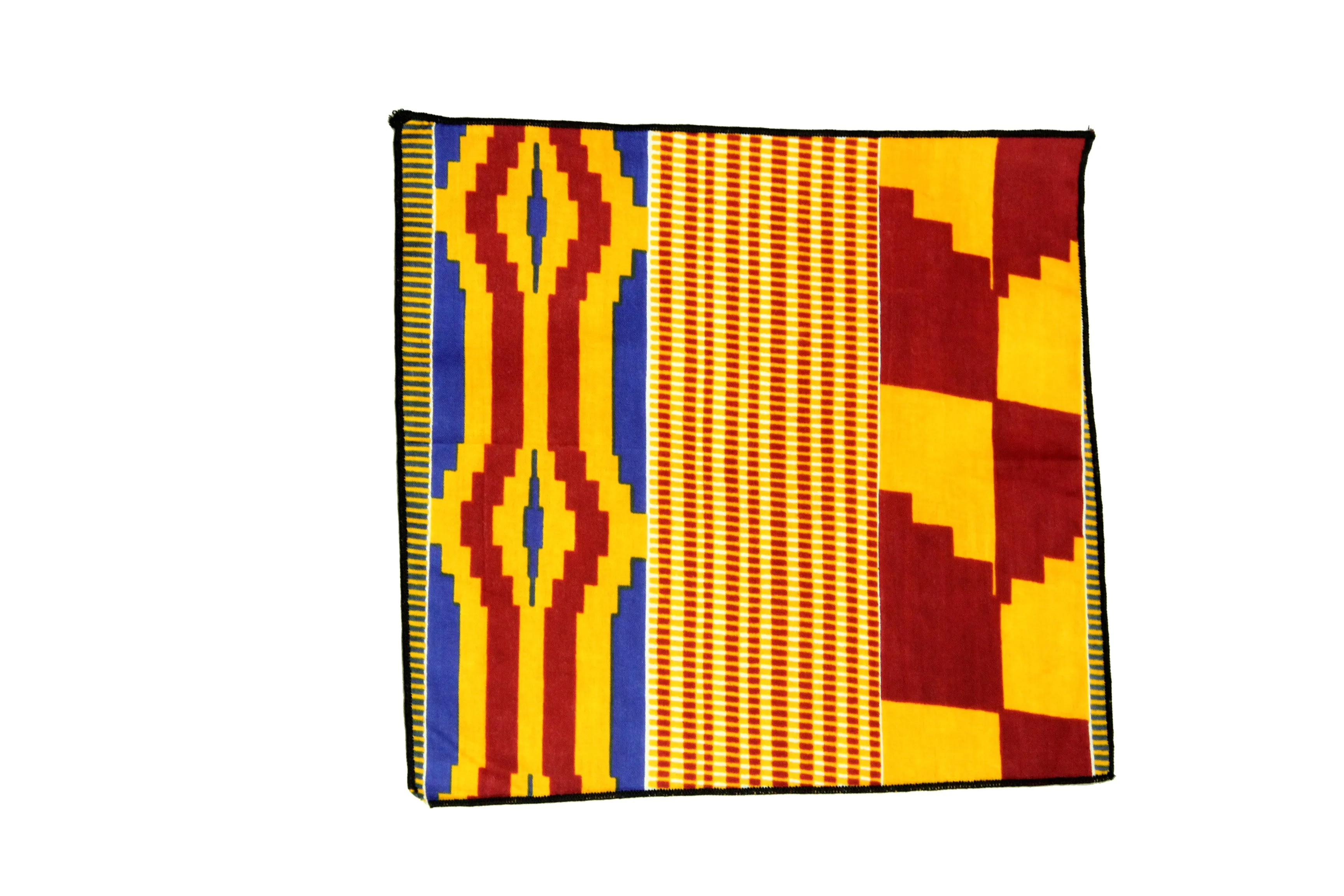 Grid Kente Neck Tie Pocket Square Set MORE COLORS AVAILABLE