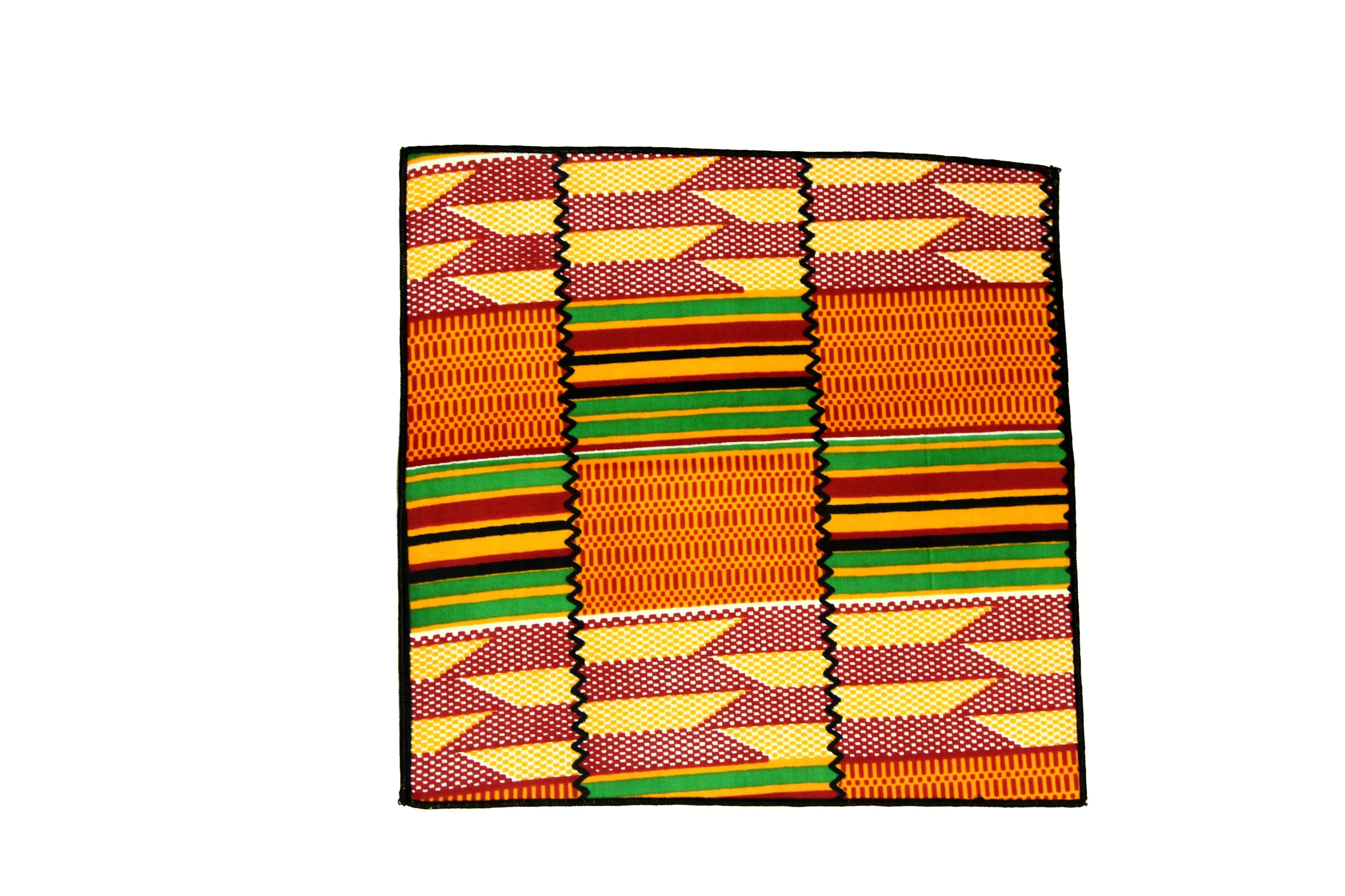 Grid Kente Neck Tie Pocket Square Set MORE COLORS AVAILABLE