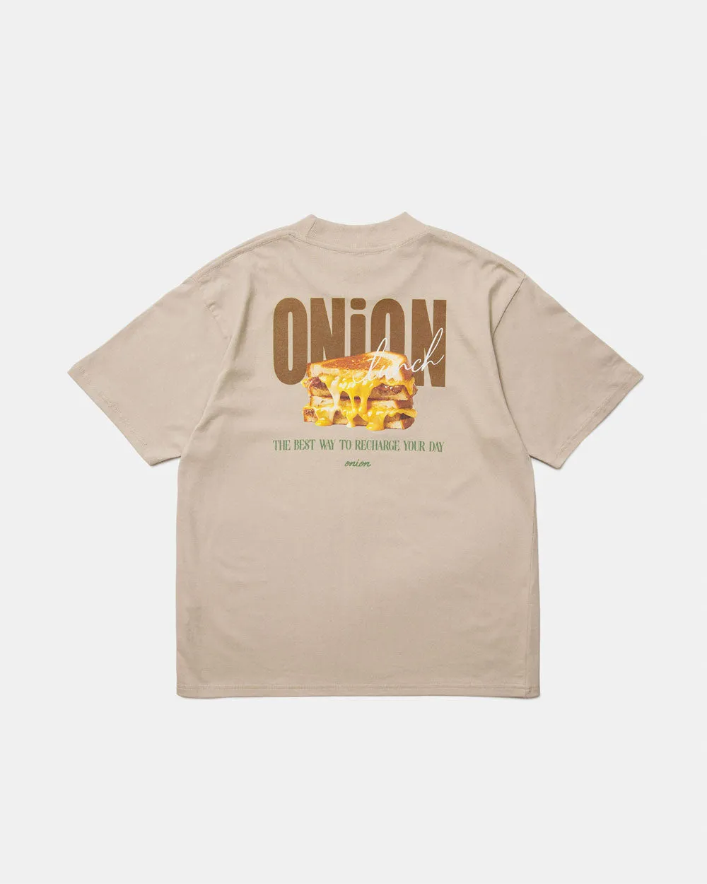 Happy Meals Lunch - Boxy T-Shirt - Sand