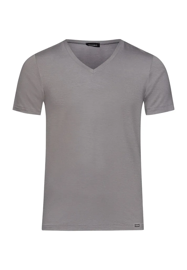 Harry - Short Sleeved Shirt V-Neck T-Shirt
