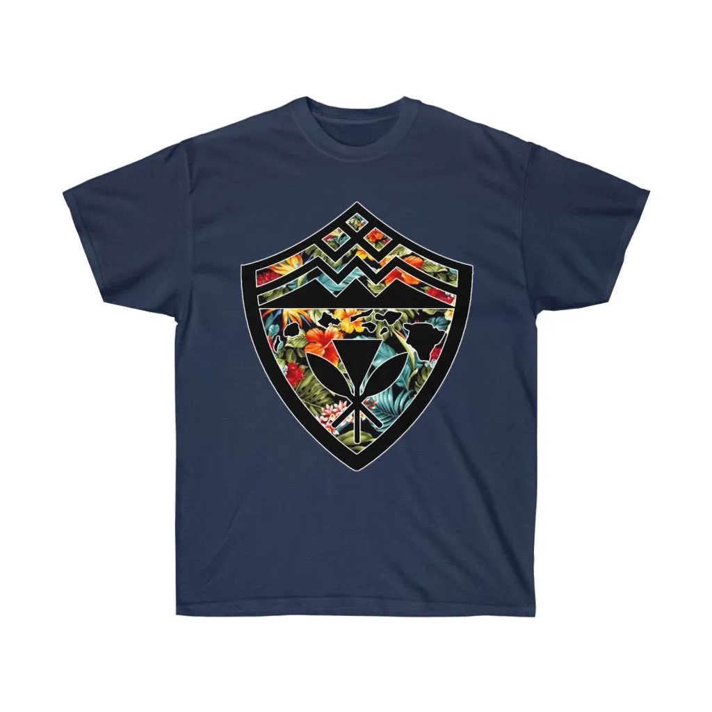 Hawaii Floral Shield Unisex Ultra Cotton Tee