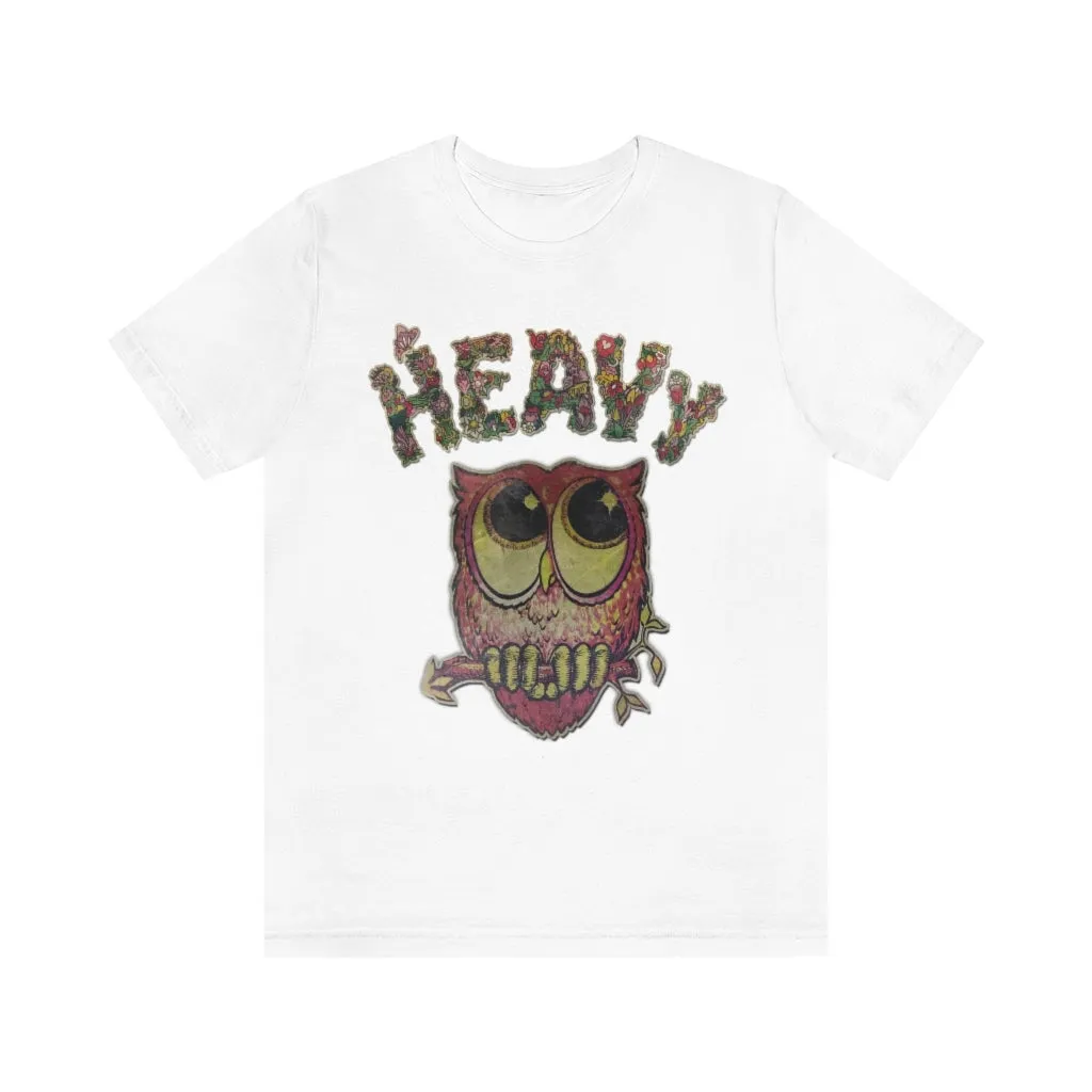 Heavy Nature Owl T-Shirt - Vintage Owl Shirt - Esoteric Philosophy T-Shirts