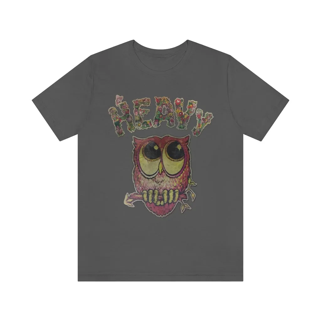 Heavy Nature Owl T-Shirt - Vintage Owl Shirt - Esoteric Philosophy T-Shirts