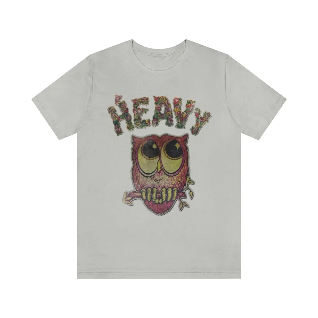 Heavy Nature Owl T-Shirt - Vintage Owl Shirt - Esoteric Philosophy T-Shirts