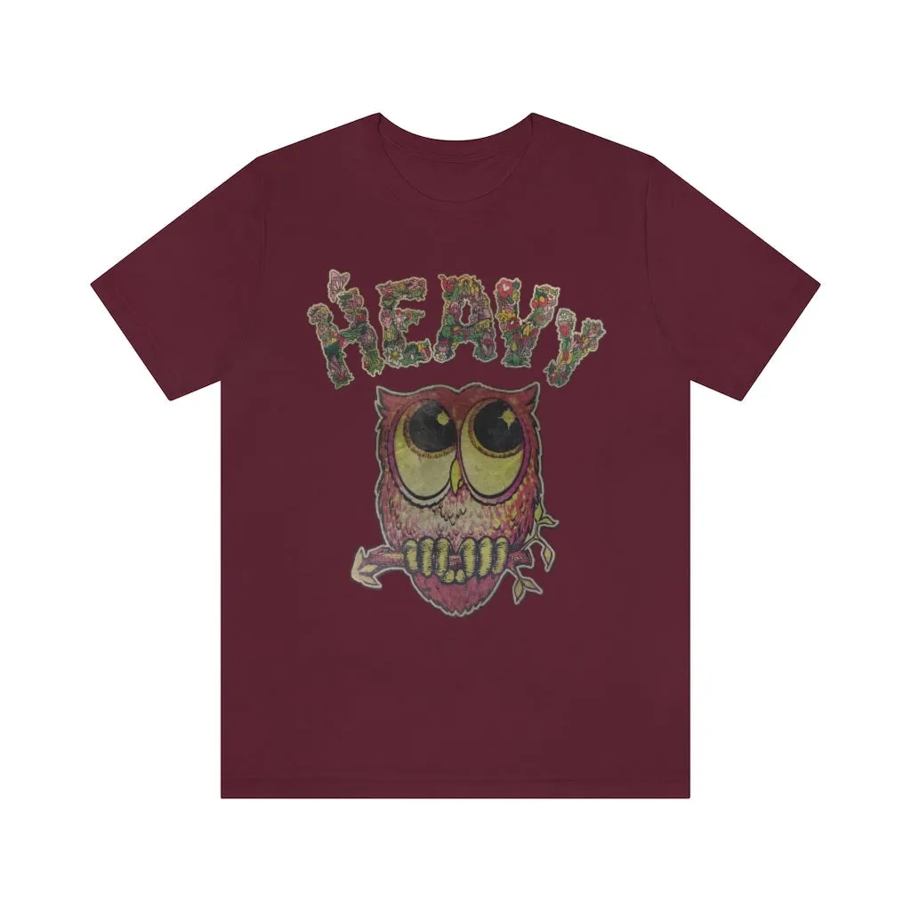 Heavy Nature Owl T-Shirt - Vintage Owl Shirt - Esoteric Philosophy T-Shirts