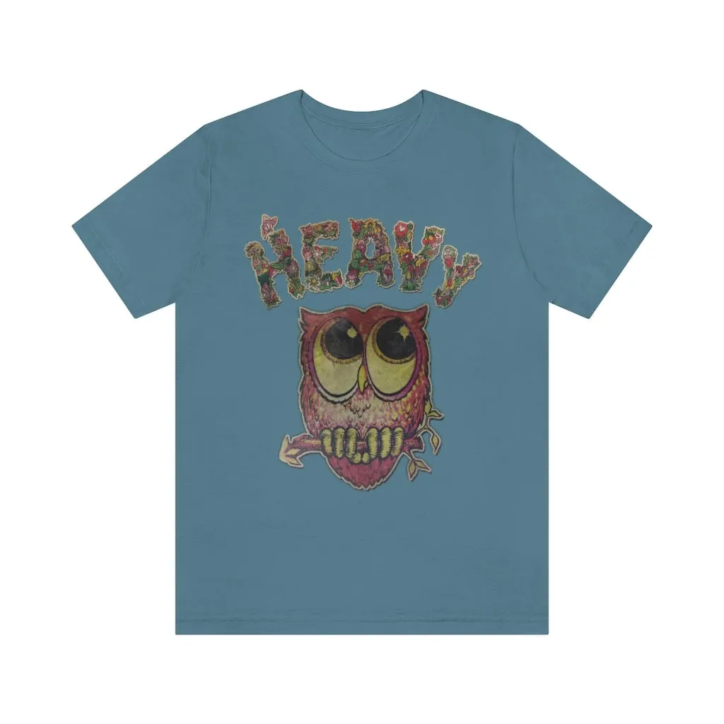Heavy Nature Owl T-Shirt - Vintage Owl Shirt - Esoteric Philosophy T-Shirts