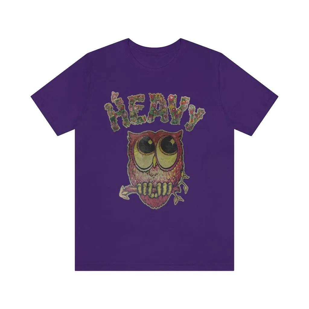 Heavy Nature Owl T-Shirt - Vintage Owl Shirt - Esoteric Philosophy T-Shirts