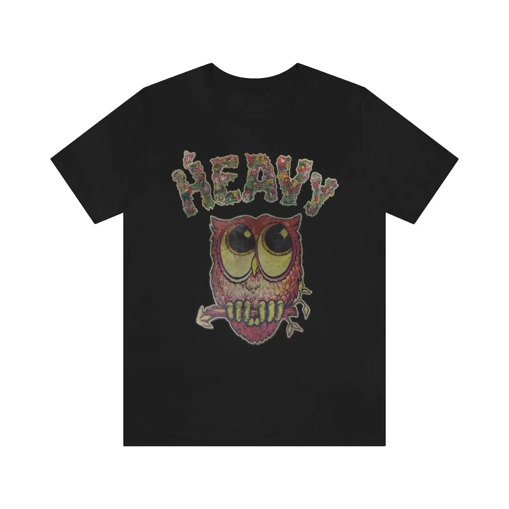 Heavy Nature Owl T-Shirt - Vintage Owl Shirt - Esoteric Philosophy T-Shirts