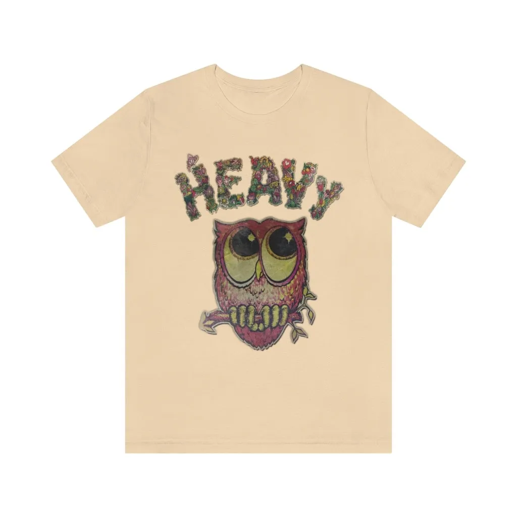 Heavy Nature Owl T-Shirt - Vintage Owl Shirt - Esoteric Philosophy T-Shirts