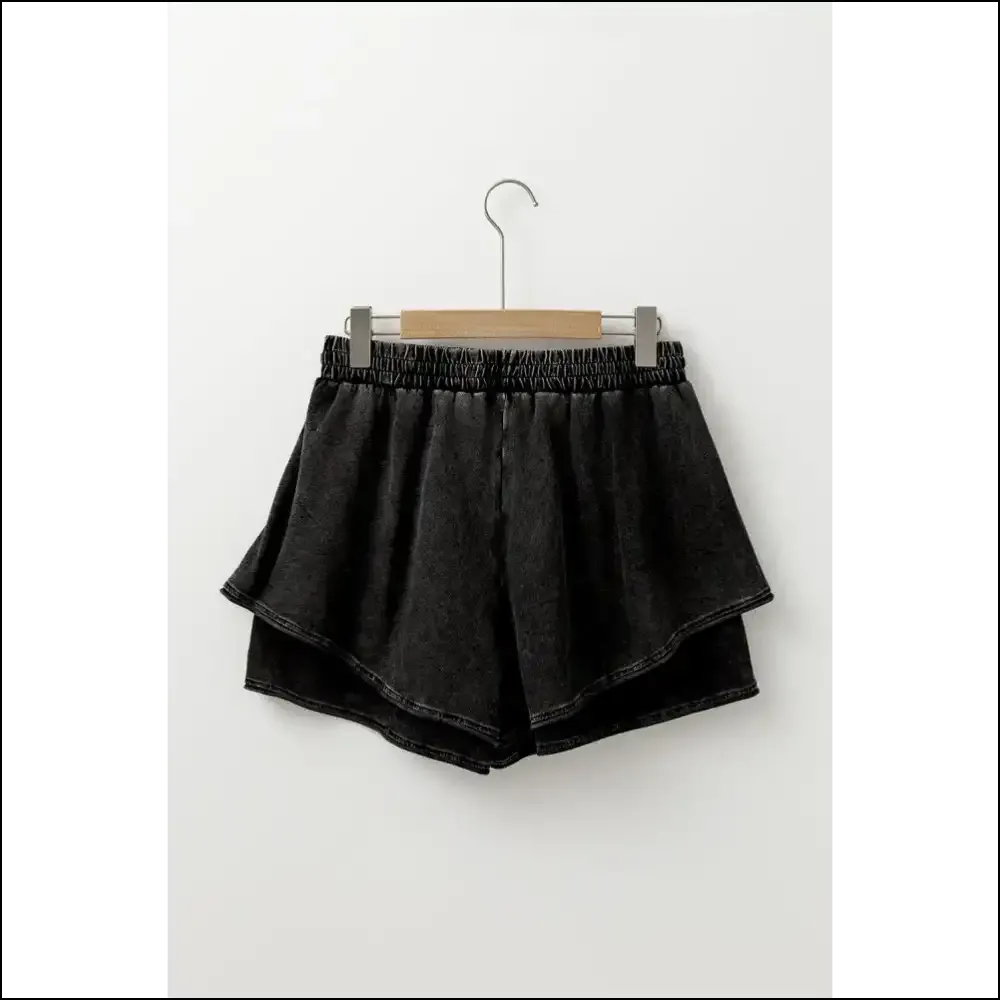 High Waist Terry Casual Shorts: Comfy ! 🖤 Needful Things