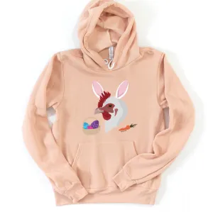 Hoppy Easter Chicken Hoodie (S-3XL) Unisex - Multiple Colors!
