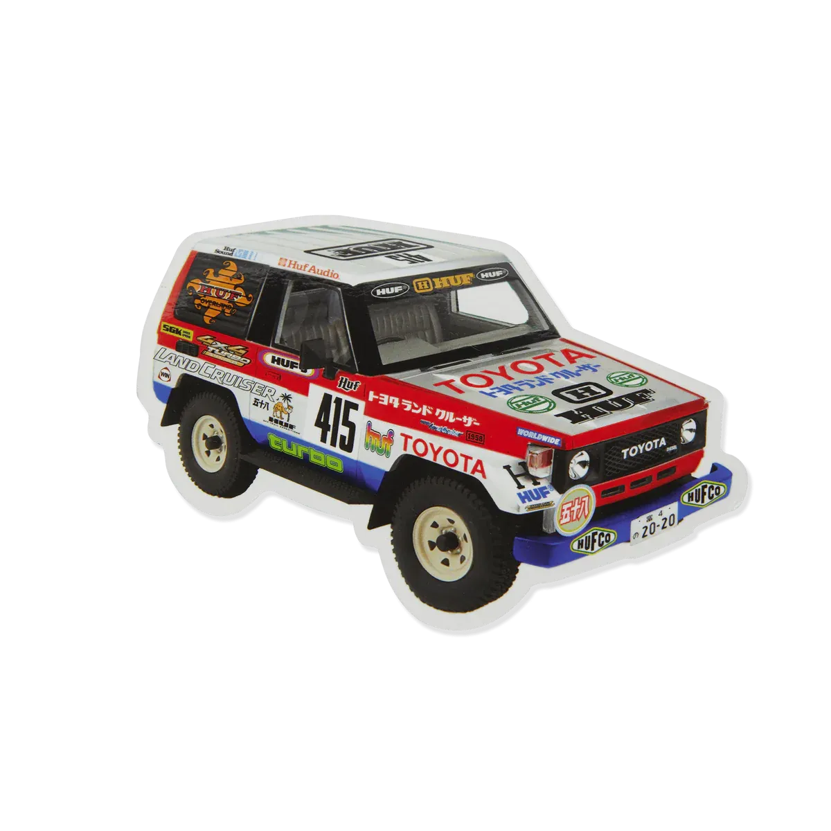 HUF x Toyota Sahara Rally Magnet