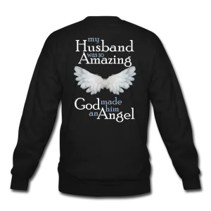 Husband Amazing Angel Crewneck Sweatshirt
