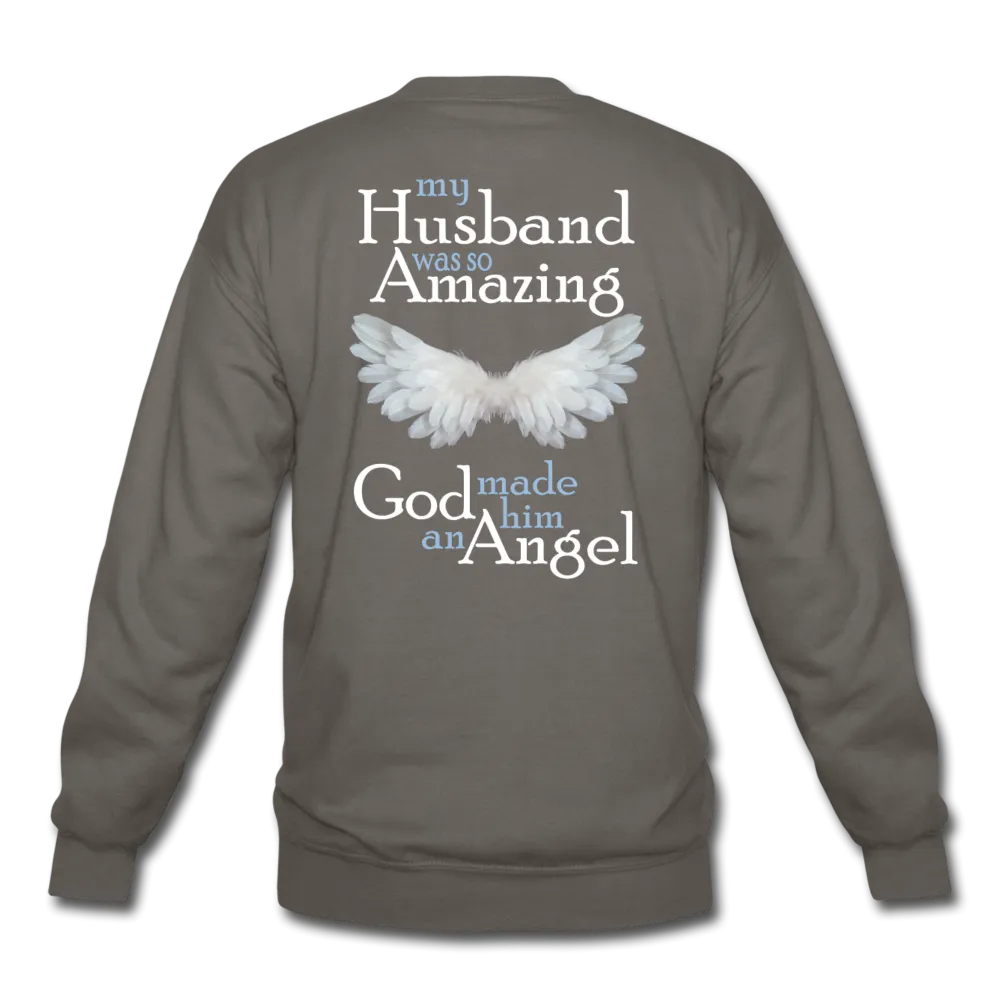 Husband Amazing Angel Crewneck Sweatshirt