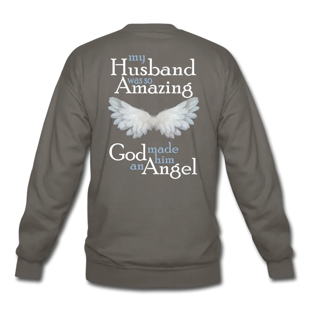Husband Amazing Angel Crewneck Sweatshirt