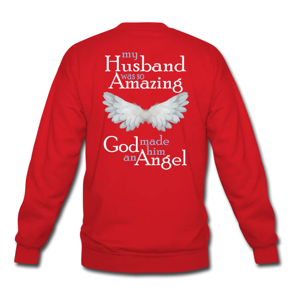 Husband Amazing Angel Crewneck Sweatshirt