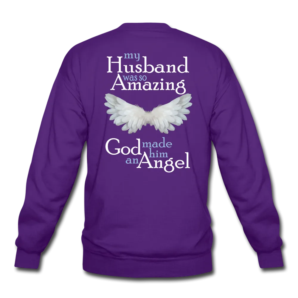 Husband Amazing Angel Crewneck Sweatshirt