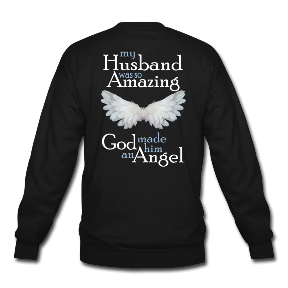 Husband Amazing Angel Crewneck Sweatshirt