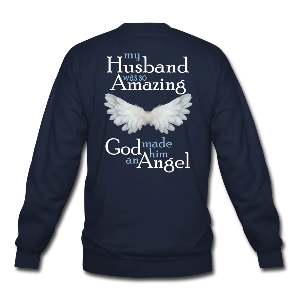 Husband Amazing Angel Crewneck Sweatshirt