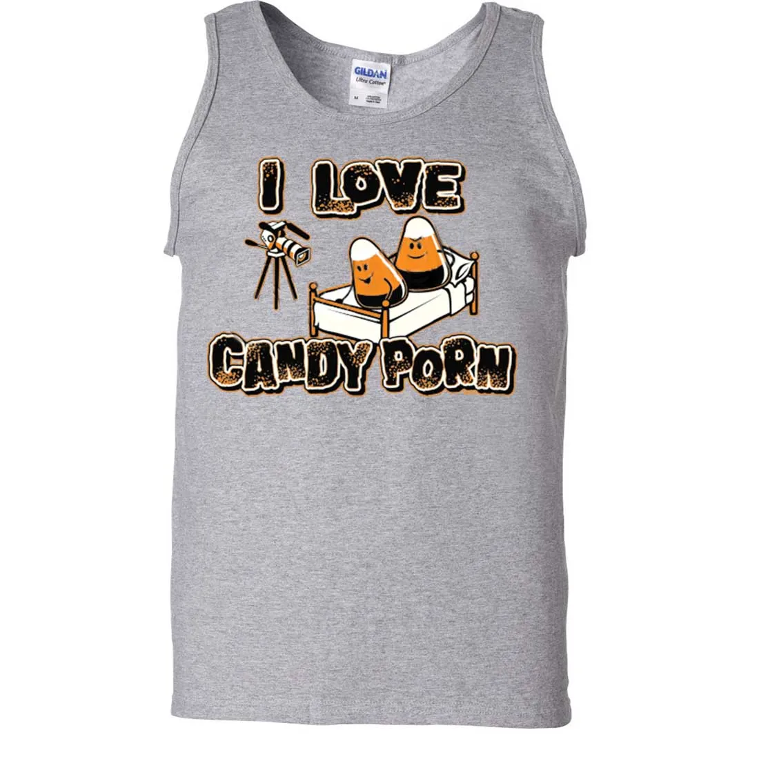I Love Candy Porn Asst Colors Tank Top