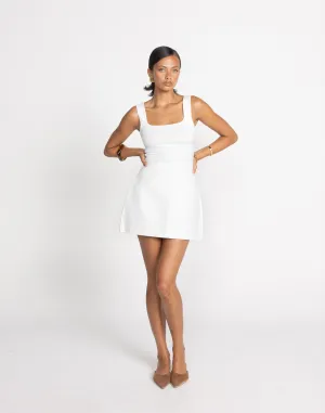 Ines Mini Skirt (White)